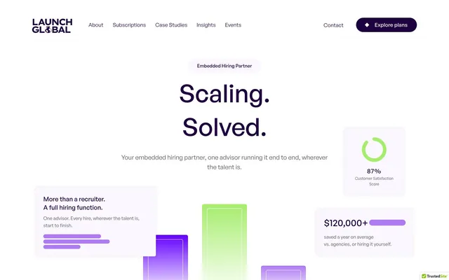 Launch Global website
